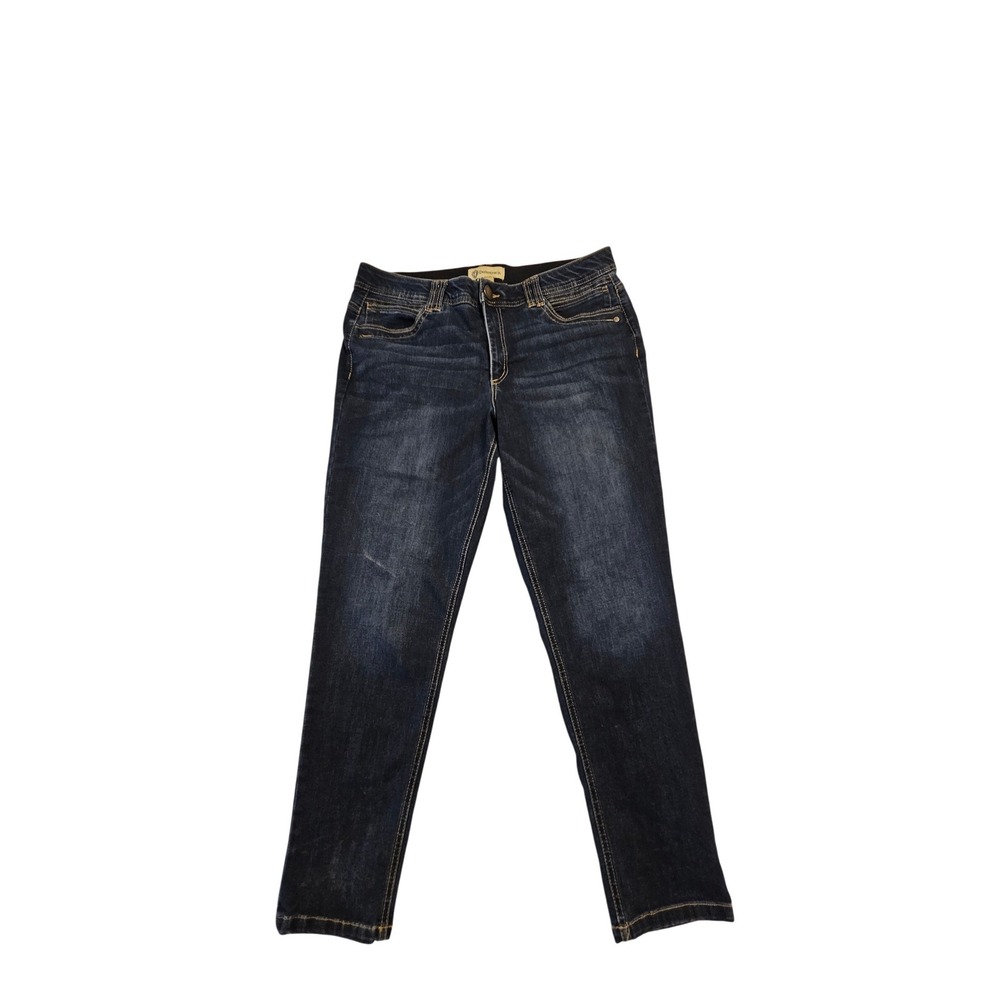 Democracy Ab Technology Slim Straight Leg Dark Wash Jeans Womens‎ Size 16